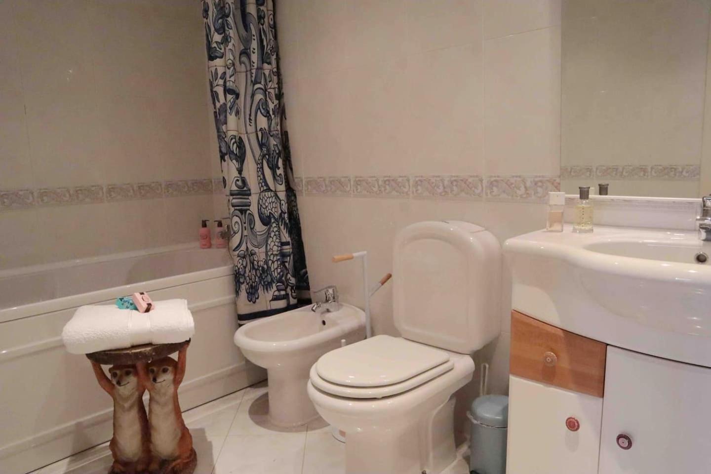 شقة Sea View W Pool, Terrace & Parking كاسكايس المظهر الخارجي الصورة