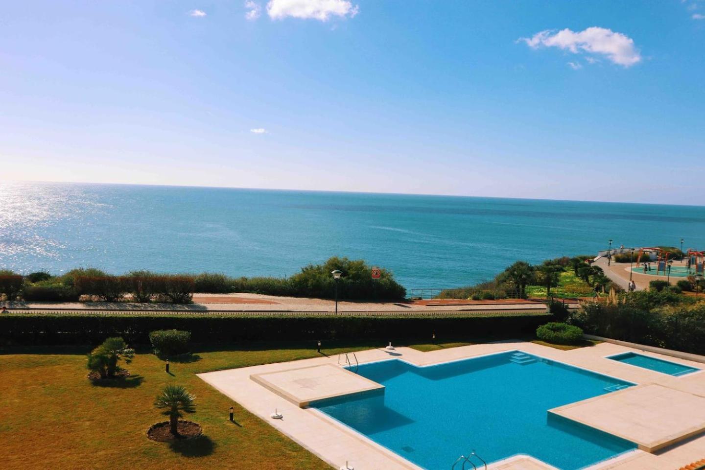 شقة Sea View W Pool, Terrace & Parking كاسكايس المظهر الخارجي الصورة